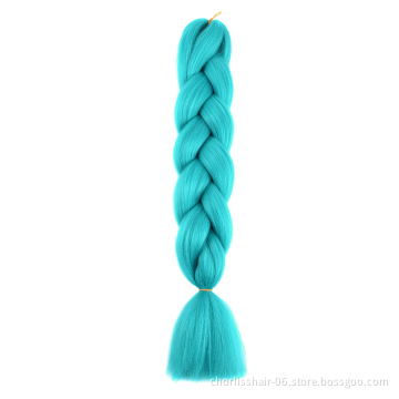 Wholesale 24'' Ombre Yaki Jumbo Braids Pre-stretched Crochet Synthetic Afro Braiding Hair Extensions Expression Braiding Hair